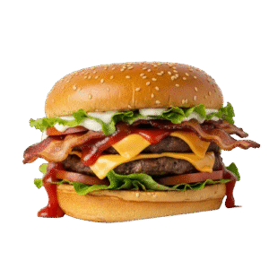 HAMBURGUESA QUESO Y TOCINETA